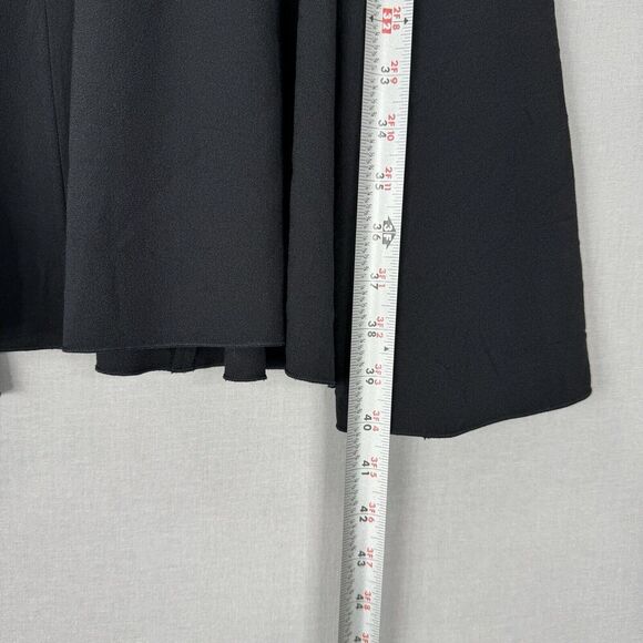 Theory Womens Dress 4 Black Trelle Rosina Crepe Corset Bust Cocktail Asymmetric - Picture 4 of 13